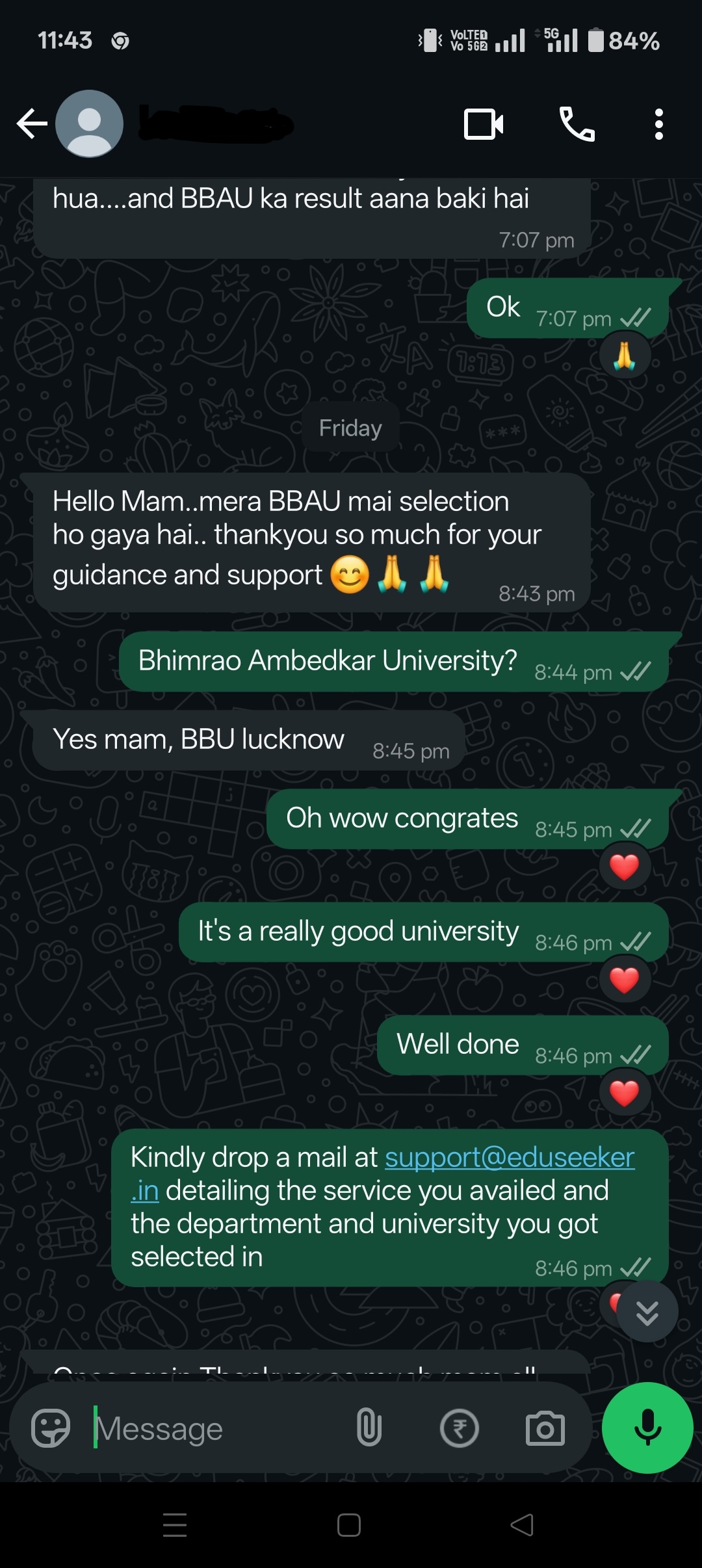 Testimonial Screenshot
