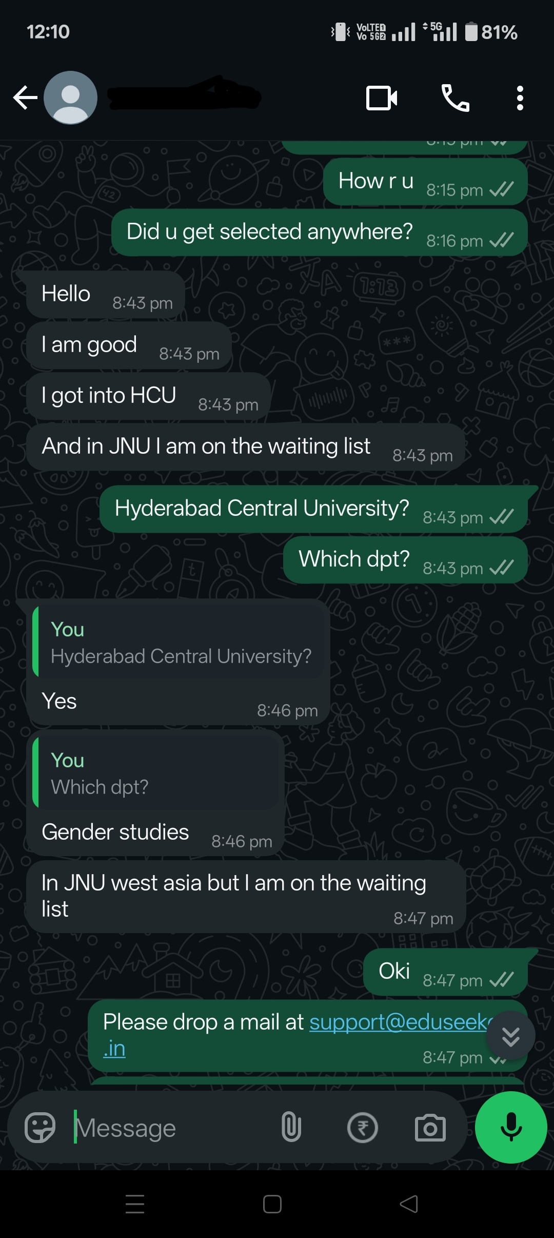 Testimonial Screenshot